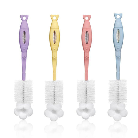 Baby Bottle & Nipple Cleaning Brush - Effective Hygiene for 0 - 18 Months - TryAladdin