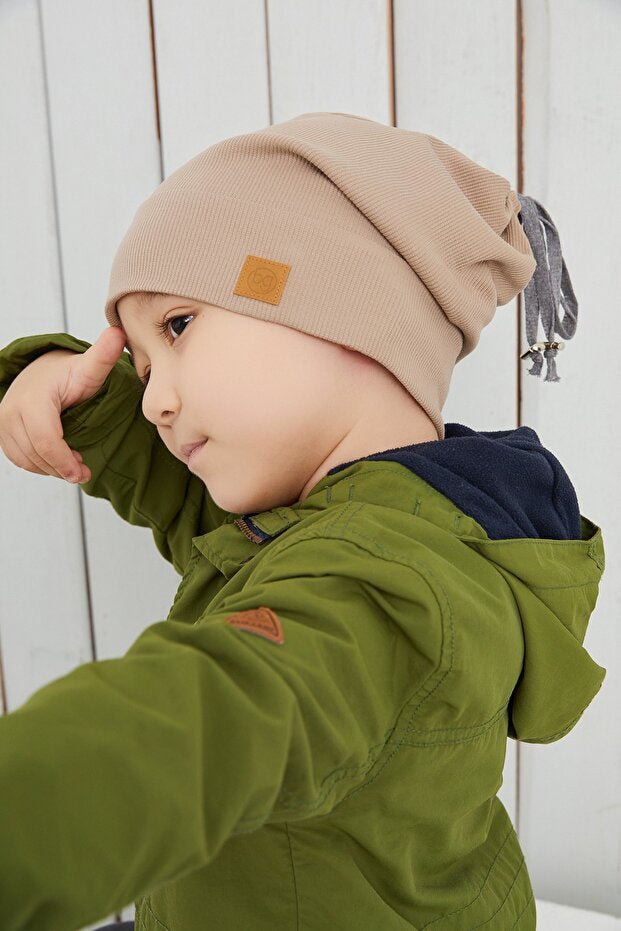Baby child 100% cotton Hat & Neck Warmer Set - TryAladdin
