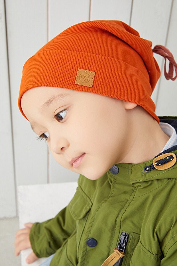 Baby & Child 100% Cotton Ribbed Hat & Neck Warmer Set - TryAladdin