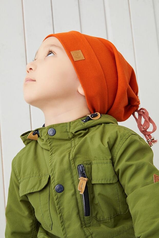 Baby & Child 100% Cotton Ribbed Hat & Neck Warmer Set - TryAladdin
