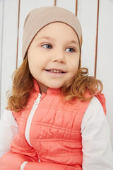 Baby & child Milk coffee Beanie & Neck Warmer Set - 100% cotton - TryAladdin