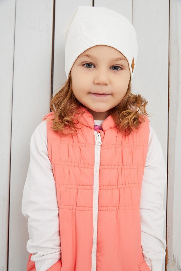 Baby & child White Beanie Hat - 100% cotton, 4 - Season - TryAladdin