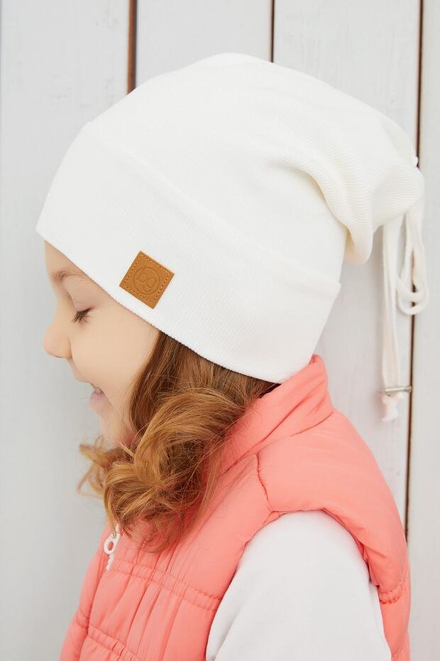 Baby & child White Beanie Hat - 100% cotton, 4 - Season - TryAladdin