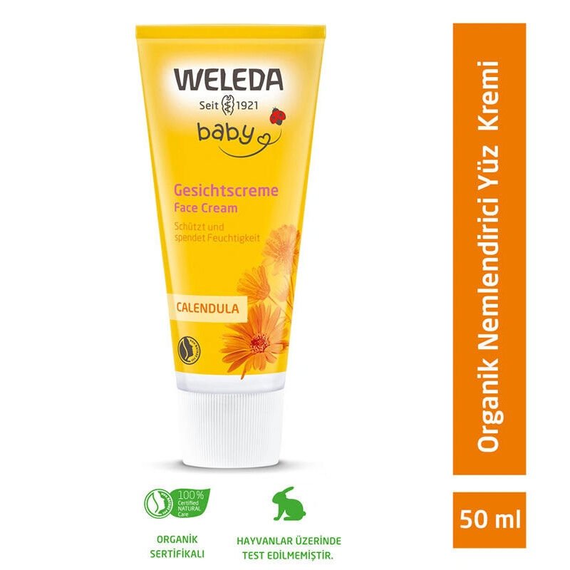 Baby Face Cream - Organic Calendula & Sweet Almond Hydration - TryAladdin