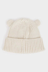 Baby Girl Knitted Beanie - Ear Detail & Sun Label - TryAladdin