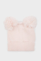 Baby Girl Pom - Pom Knitted Beanie - Soft Acrylic - TryAladdin