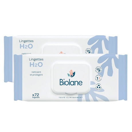 Baby H2O Wet Wipes - 99% Natural & Biodegradable for Gentle Skin - TryAladdin