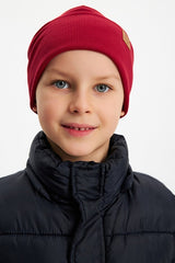 Baby & Kids 100% cotton Ribbed Hat & Neck Warmer Set - TryAladdin