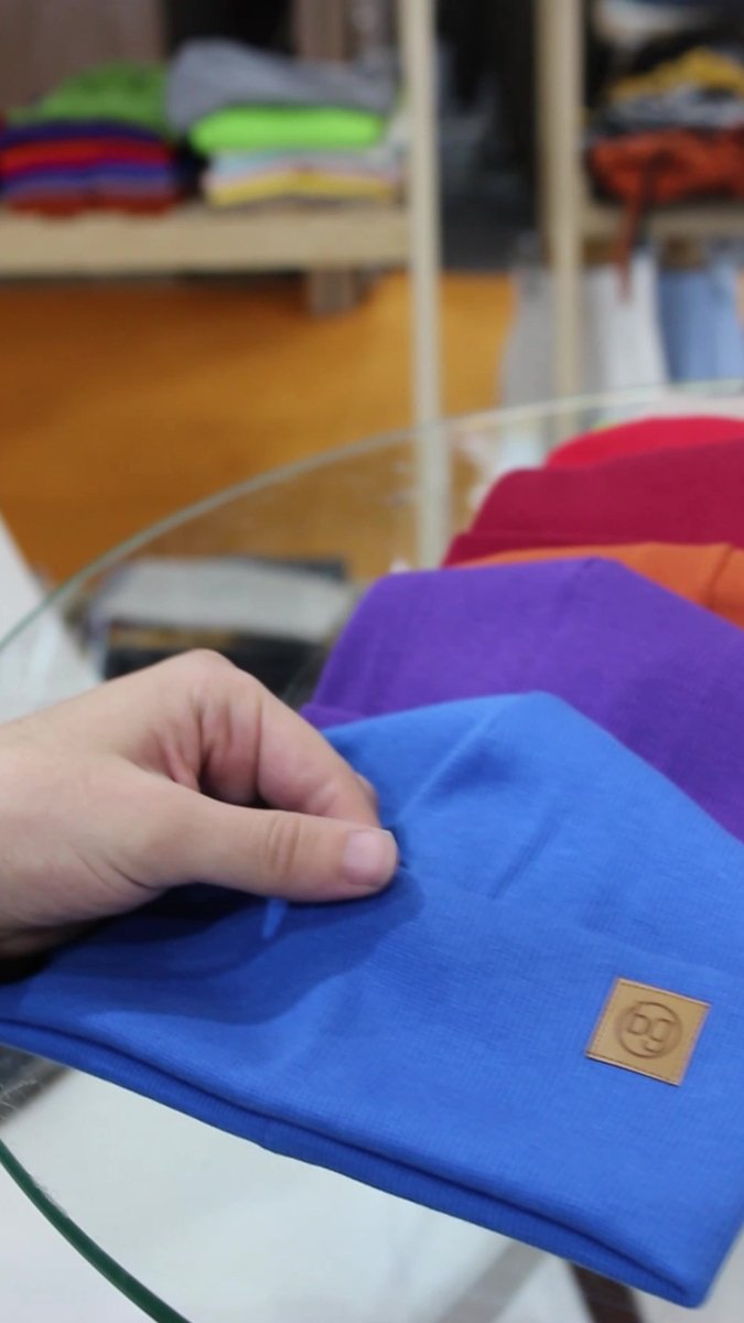 Baby & Kids 100% cotton Ribbed Hat & Neck Warmer Set - TryAladdin