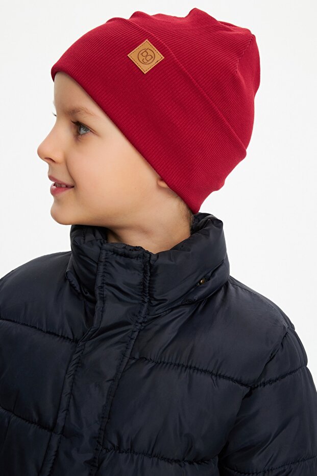Baby & Kids 100% cotton Ribbed Hat & Neck Warmer Set - TryAladdin