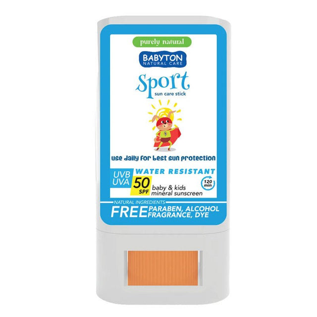 Baby & Kids Daily Sunscreen Stick - Water - Resistant Non - Nano Zinc Oxide SPF 50+ - TryAladdin