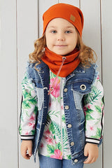 Baby & Kids Handmade 100% cotton Hat & Neck Warmer Set - TryAladdin