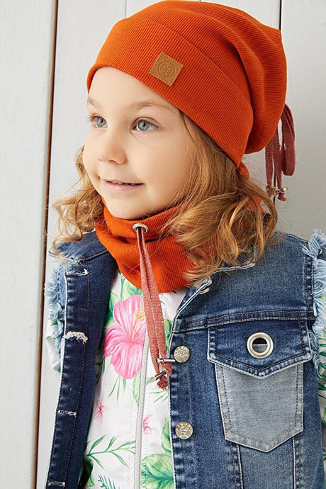 Baby & Kids Handmade 100% Cotton Hat & Neck Warmer Set - TryAladdin