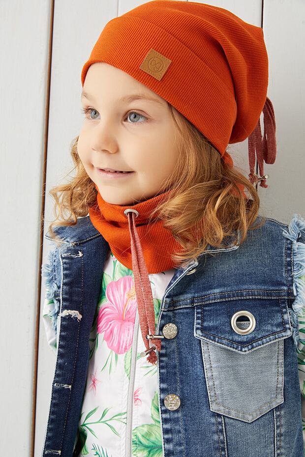 Baby & Kids Handmade 100% cotton Hat & Neck Warmer Set - TryAladdin