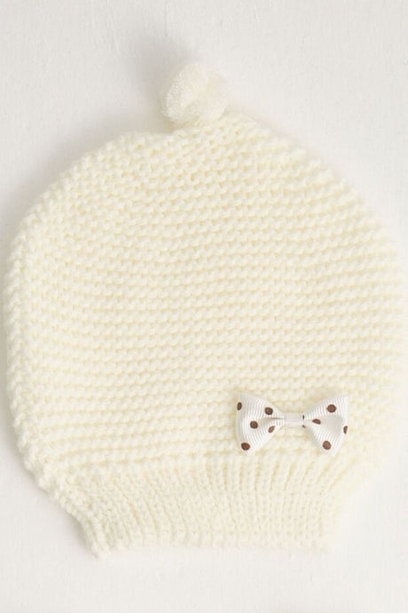 Baby Knitted Hat, Mittens & Booties - 3 - Piece Cotton Set - TryAladdin