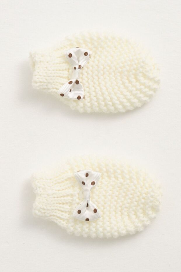 Baby Knitted Hat, Mittens & Booties - 3 - Piece cotton Set - TryAladdin