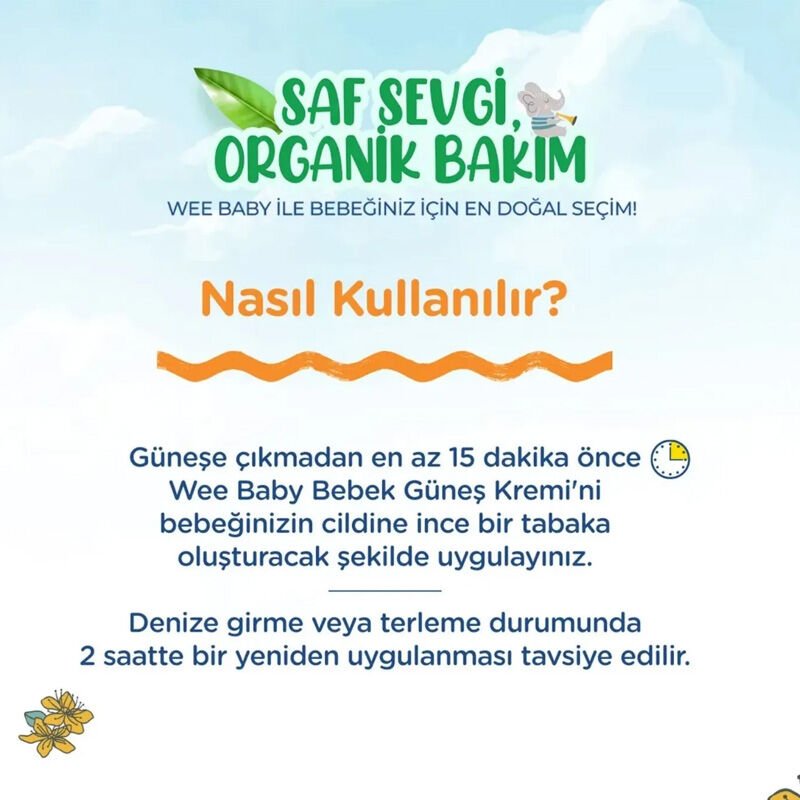 Baby Sunscreen Cream - SPF 50+ Organic, Nourishing & Soothing - TryAladdin