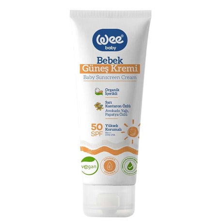 Baby Sunscreen Cream - SPF 50+ Organic, Nourishing & Soothing - TryAladdin