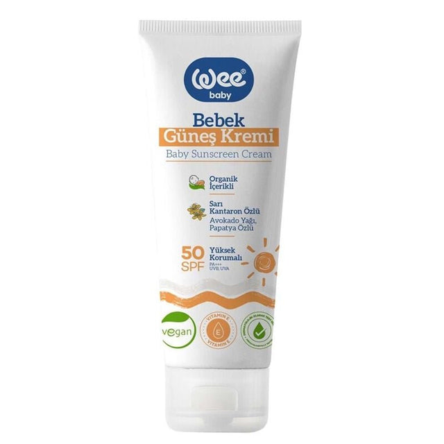 Baby Sunscreen Cream - SPF 50+ Organic, Nourishing & Soothing - TryAladdin