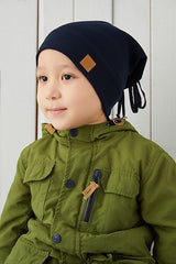 Baby/child Navy 2 - Piece Hat & Neck Warmer Set - TryAladdin