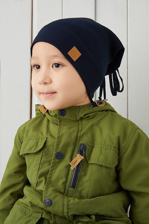 Baby/Child Navy 2 - Piece Hat & Neck Warmer Set - TryAladdin
