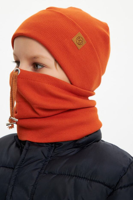 Baby/Kids 100% Cotton Trendy Hat & Neck Warmer Set - TryAladdin