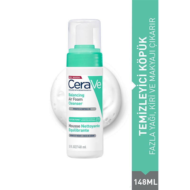 Balancing Cleansing Foam - Oil Control & Hydration with Ceramides - TryAladdin