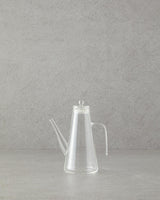 Premium Clear Borosilicate Oil Dispenser - Professional Kitchen Cruet