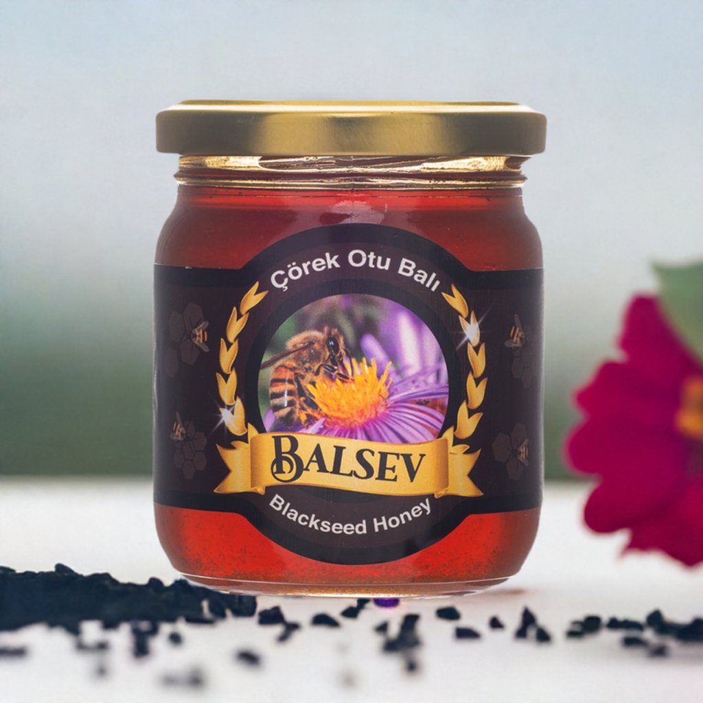 black seed flower honey Balsev