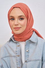 Bamboo Crinkle Cotton Shawl - Lightweight & Breathable - TryAladdin