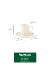 Bambum Icon Professional 6 - Piece Turkish Coffee Cup Set - 3kg - TryAladdin
