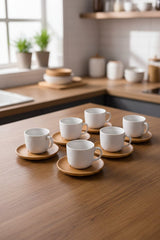 Bambum Marla Professional Turkish Coffee Serving Set - 6 Person - TryAladdin