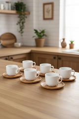 Bambum Marla Professional Turkish Coffee Serving Set - 6 Person - TryAladdin