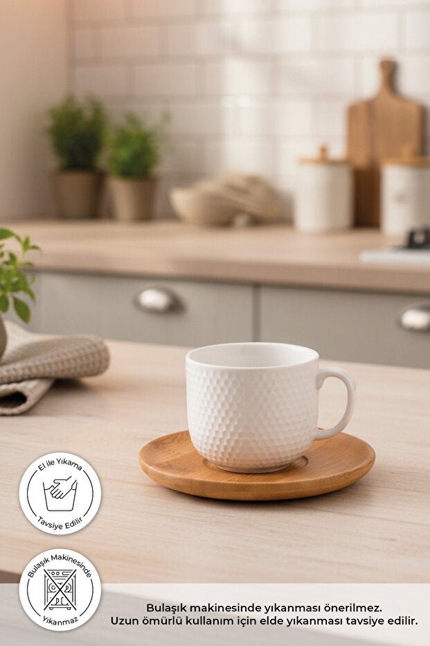 Bambum Marla Professional Turkish Coffee Serving Set - 6 Person - TryAladdin