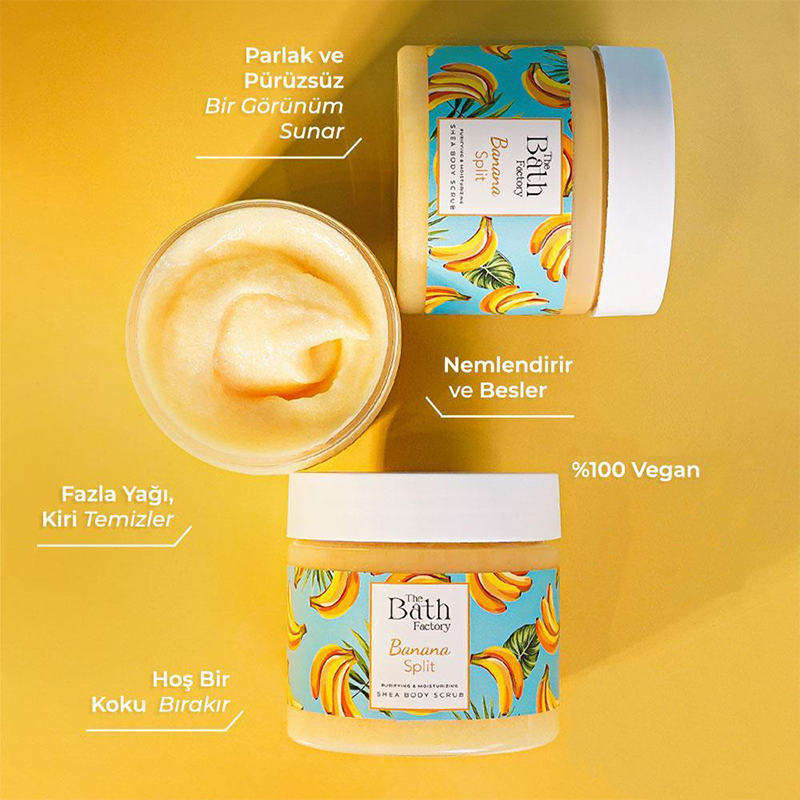 Banana Scented Body Exfoliator Scrub - 300g - TryAladdin