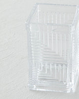 Elegant Clear Bathroom Vanity Set 3 Piece