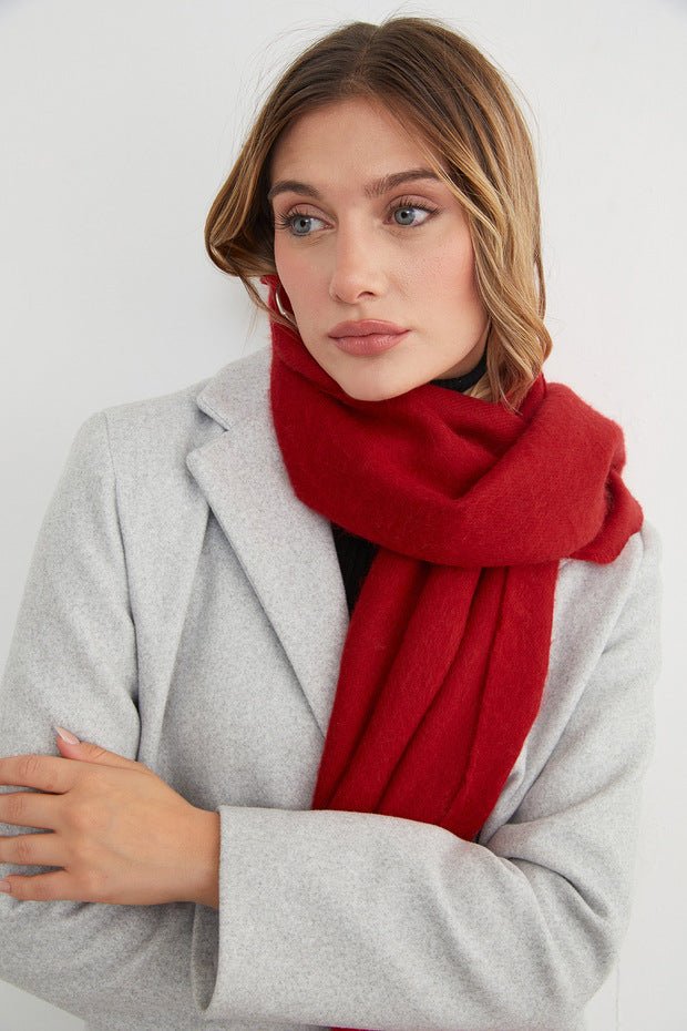 Basic Fringed Shawl - Soft & Stylish - TryAladdin