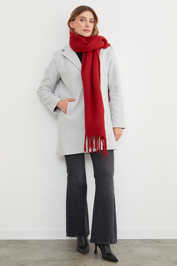 Basic Fringed Shawl - Soft & Stylish - TryAladdin