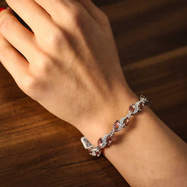 Premium Sterling Silver Zultanite S-Link Bracelet