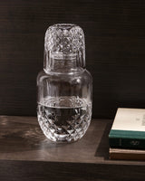 High-Quality Clear Glass Bedside Carafe - Elegant Audrey Design