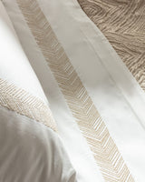 Cotton & Polyester 8-Piece Bridal Bedding Set - Elegant Beige