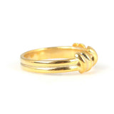Sterling Silver Modern Band Ring - Contemporary Slanted Design