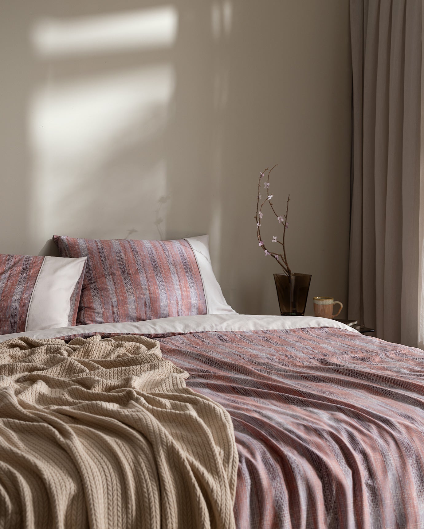 100% Cotton King Size Duvet Cover Set - Crepe Printed & Colorful
