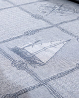 Etretat Jacquard Cotton Double Duvet Cover Set