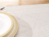 Elegant Light Gray Table Runner - Modern Home Decor Accent