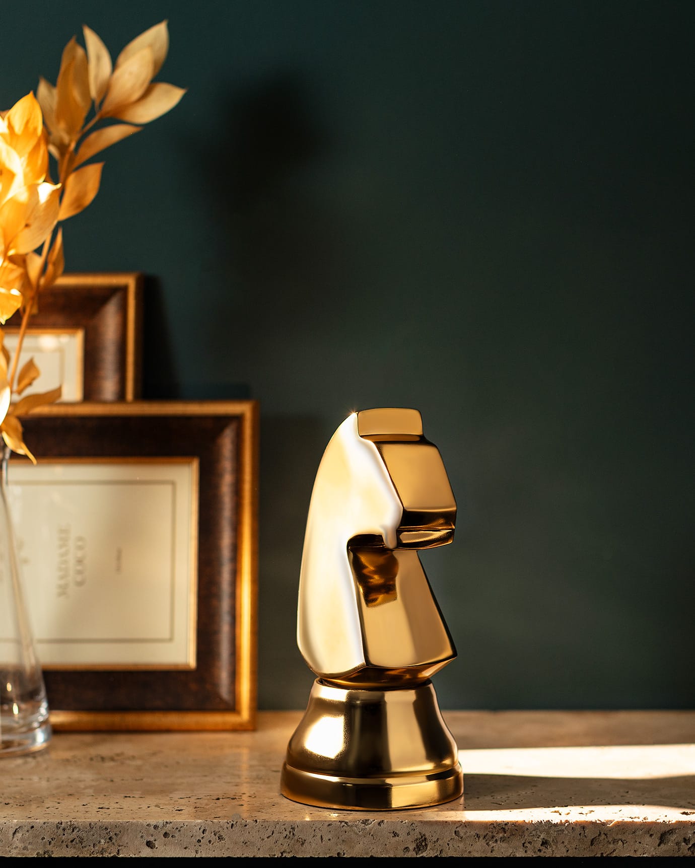 Figurine de Chevalier Décorative - Ornement Élégant pour la Maison