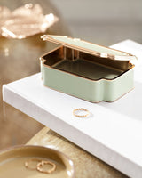 Metal Storage Box - Modern Soft Green Design