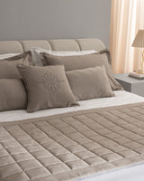 Luxury Mink Bed Runner & Decorative Pillow Set