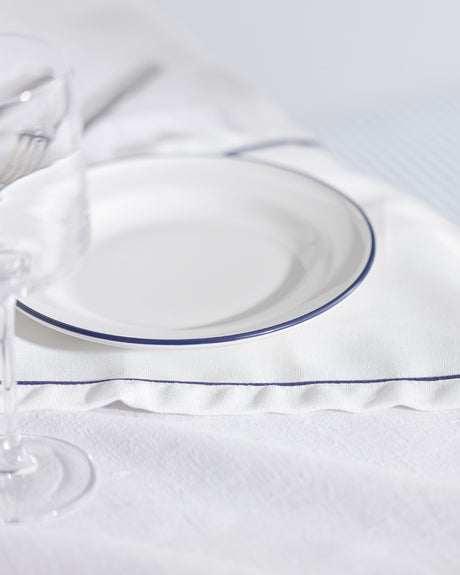 Retro Porcelain Dessert Plate Set - 4 Pieces