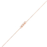 Premium 925 Sterling Silver Zircon 4 Row Waterfall Bracelet